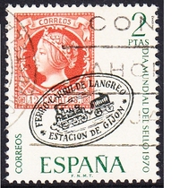 Spanish letter marketing stamps 1970 World Stamp Day 1-1