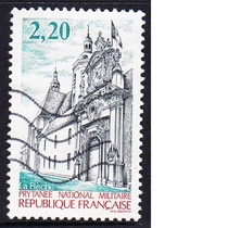 French Letter Sales Stamp 1987 Lovelace Military Academy 1-1