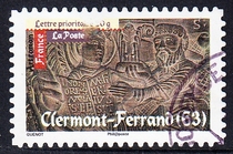 French Letter Sales Stamps 2010 Roman Art 12-8: Clermont-Ferrand