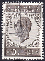 Belgian letter stamps 1965 100th anniversary of the death of King Leopold I 2-1