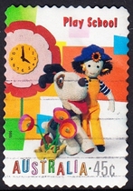 Australian Letter Marketing Stamps 1999 Childrens TV Program Characters 5-5 (self-adhesive)