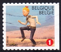 Belgian Letter Marketing Stamp 2009 Comics Bob and Bobette 5-2