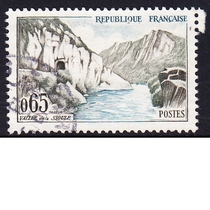 French letter marketing stamps 1960 Tourism Ourle Valley 1-1