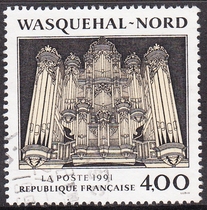 French letter marketing stamps 1991 Tourism Vasqueille 1-1