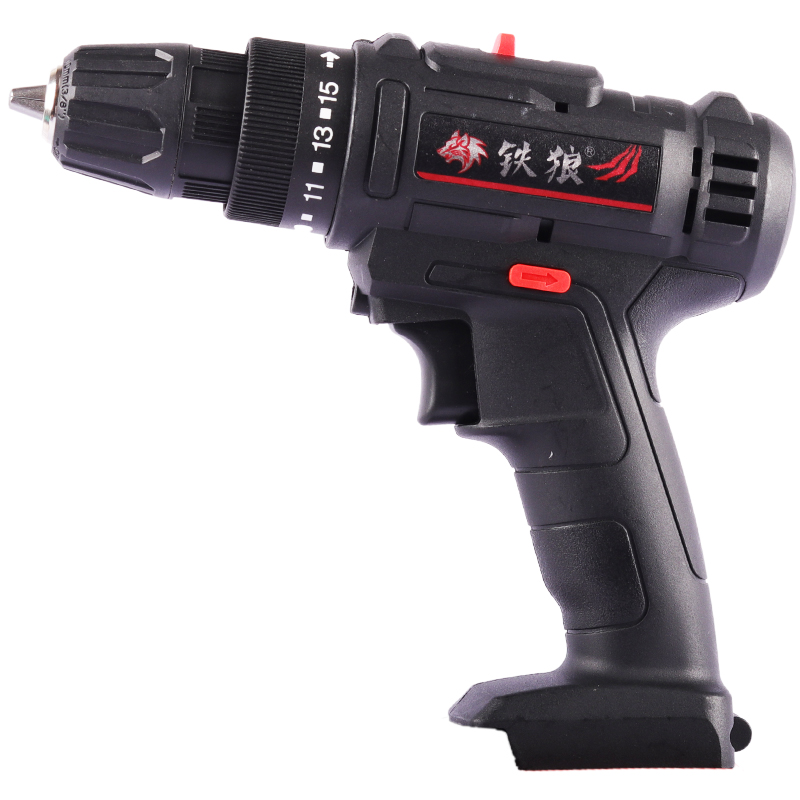 Iron wolf rechargeable drill original charger 12V lithium battery switch motor chuck charging hand drill bare machine body