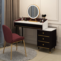 Light extravagant marble Piano Dresser Nordic minimalist post Modern ins Bedroom Small net red with lamp make-up table