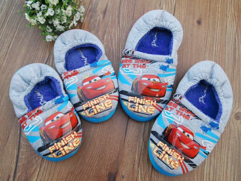 Chaussons enfants en suède pour hiver - semelle caoutchouc - Ref 1035198 Image 12