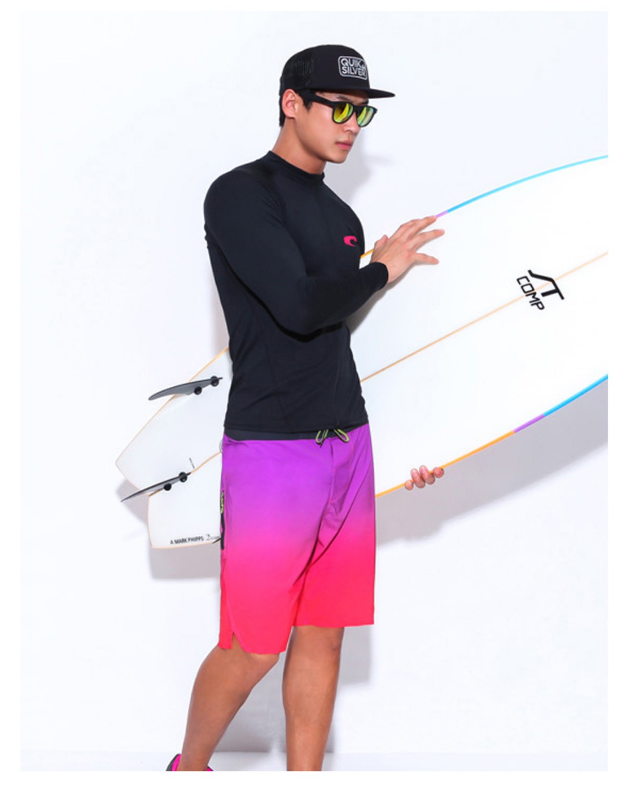 Quần short đi biển OSUMmer chống khô nhanh quần thể thao năm quần chạy lỏng lẻo tập thể dục quần short nam 	quần đi biển cho bé trai