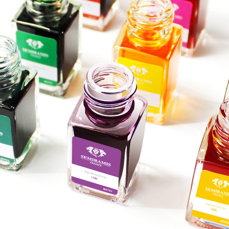 Shi Mei Le color gold powder ink aesthetic creative pen ink glass dipped water pen color ink hand account 18ml