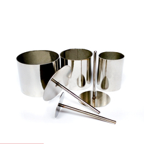 Creative dish shape circle three-piece set of hotel chef supplies artistic conception Dong round Press cold dish shape plate decoration embellishment