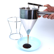 Hotel chef supplies soup dispenser silicone head stainless steel octopus balls manual food grade