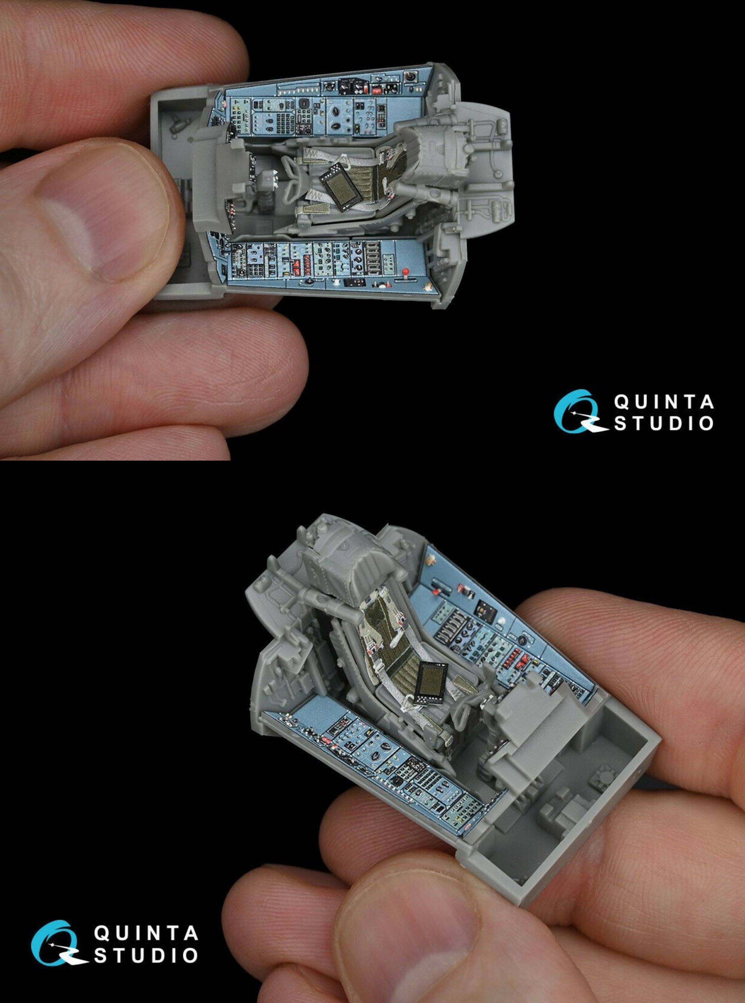 Модель самолета quinta studio 48172 1/48  su-33 3d打印彩色座舱贴 配 天力