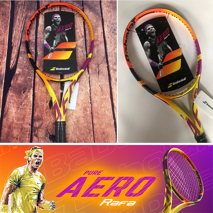 Babolat Peppa Force PA RAFA Pure Aero Nadal Professional rotary tennis racket male and female full carbon