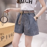 Штаны, летние шорты, джинсы, сезон 2021, по фигуре, свободный крой, А-силуэт