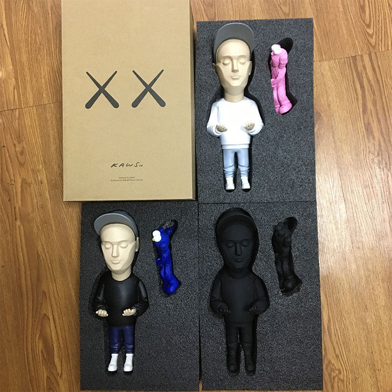 KAWS тенденция прилив бренд Тревога рабочая сила управлять смола украшение кукла модель Чаова деревня верх Ракоя Миядзаки кукла 