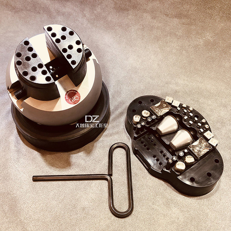 Inlaid stone seat micro-inlaid ball metal carving fixed fixture multi-functional inlaid tool jewelry universal seat micro-inlaid base