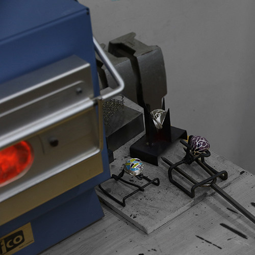 Germany imported EFCO ceramic electric furnace digital temperature control cloisonné enamel furnace to send enamel bracket