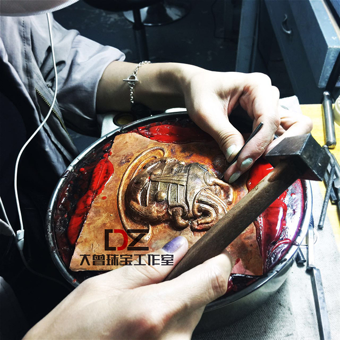 Jewelry Tool Hairpin Engraving Tool Stainless Steel Fire Lacquer Basin Fire Lacquered Balls Ring Iron Ball Sandbag