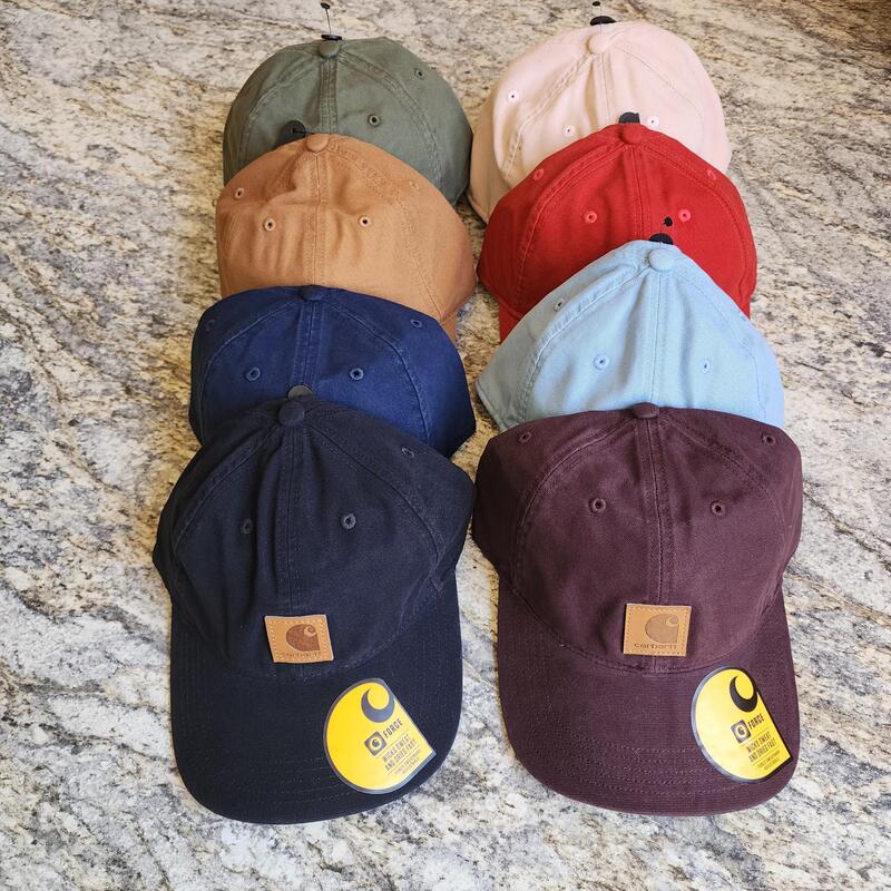 Authentic Carhartt Odessa Cap, Carhartt Workwear, Washed and Distressed, Curved Brim Baseball Soft-Top Cap