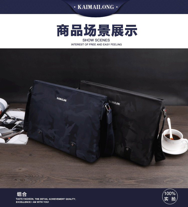 Kaimailong nylon túi Messenger túi người đàn ông của vai túi người đàn ông của túi Oxford quay mặt cắt ngang vải giản dị túi ba lô triều ví louis vuitton
