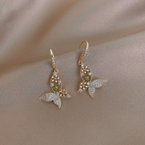 Hong Kong (designer) RVY 2021 New Tide temperament butterfly earrings female light luxury niche earrings fashion