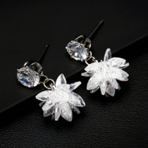 Hong Kong (designer) RVY 2021 new earrings Korean goddess temperament simple small earrings earrings tide