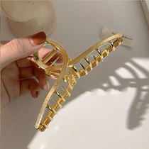 Hong Kong (designer) RVY 2021 New hairclip female back of the head large headdress shark grab clip hair tide