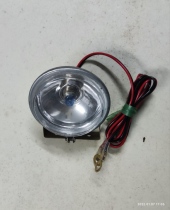 12V Tin glare headlights to catch eel yellow light headlights to pick up the battery headlights