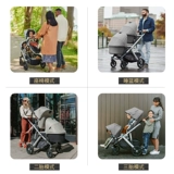 Коляска для близнецов с сидением, складная тележка для двоих, США, можно сидеть и лежать