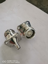 4 3-10 Mother-to-SMA mother 4 3 10-SMA-KKF 4-hole flange adapter connector