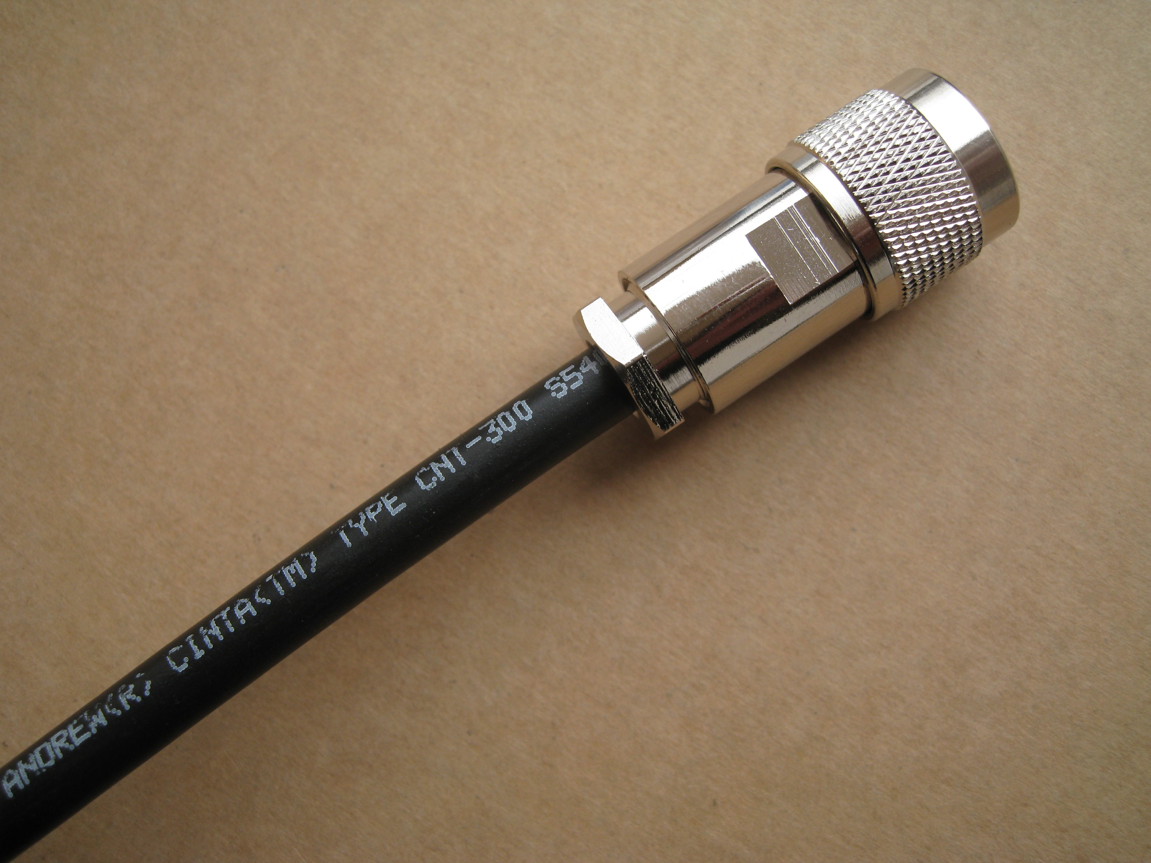 Install LMR300 KSR300 5D-FB N connector TNC connector 50-5 feeder head SMA installation head