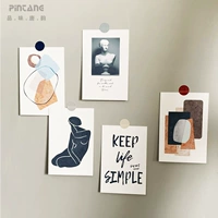 Декоративная карточка Ins Wind милая ретро -арт -стена иллюстрация настенные настенные плакаты, наклейка