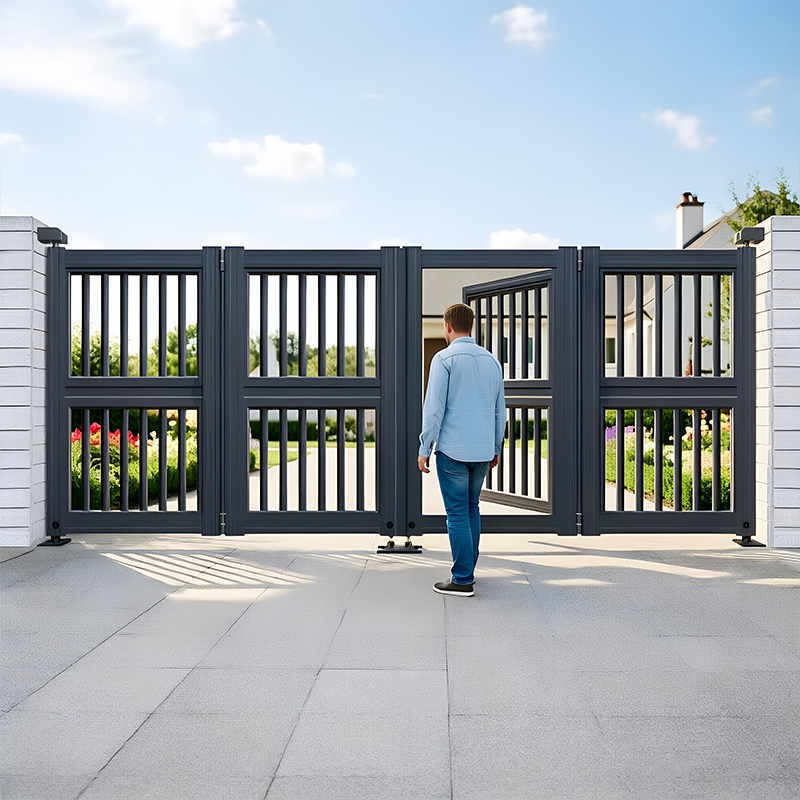 Electric Foldableing House Courtyard Gate Rural Self-Built House Outdoor Front Yard Garage Wall Fence Street Door
