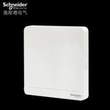 Шнайдер -переключатель, гнездо, зеркальный фарфоровый фарфоровый фарфор белый сериал пустой панель