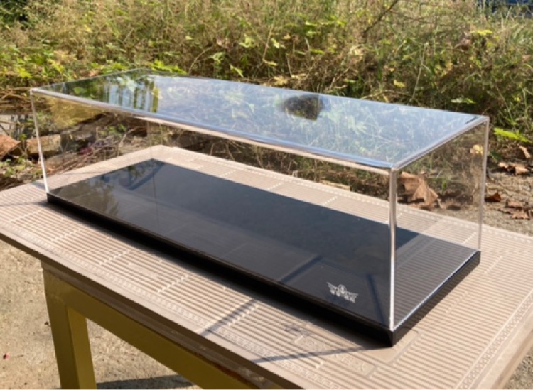 Special Dust-Proof Storage and Display Box for Ship and Car Models, High-Transparency Base, Acrylic Display Stand, Hot-Bending Integrated