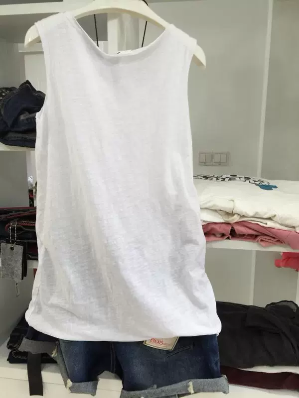Mùa hè nữ phiên bản Hàn Quốc 2019 áo sơ mi thời trang mới lười biếng cá tính bằng chất liệu cotton cotton sling - Áo ba lỗ