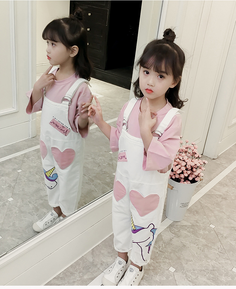 5 đến 6 đến 7 bé gái mặc quần dài mùa xuân cho bé gái 8 bộ quần áo 4 trẻ em mùa hè quần áo dễ thương 3 tuổi mặc - Phù hợp với trẻ em bán quần áo trẻ em