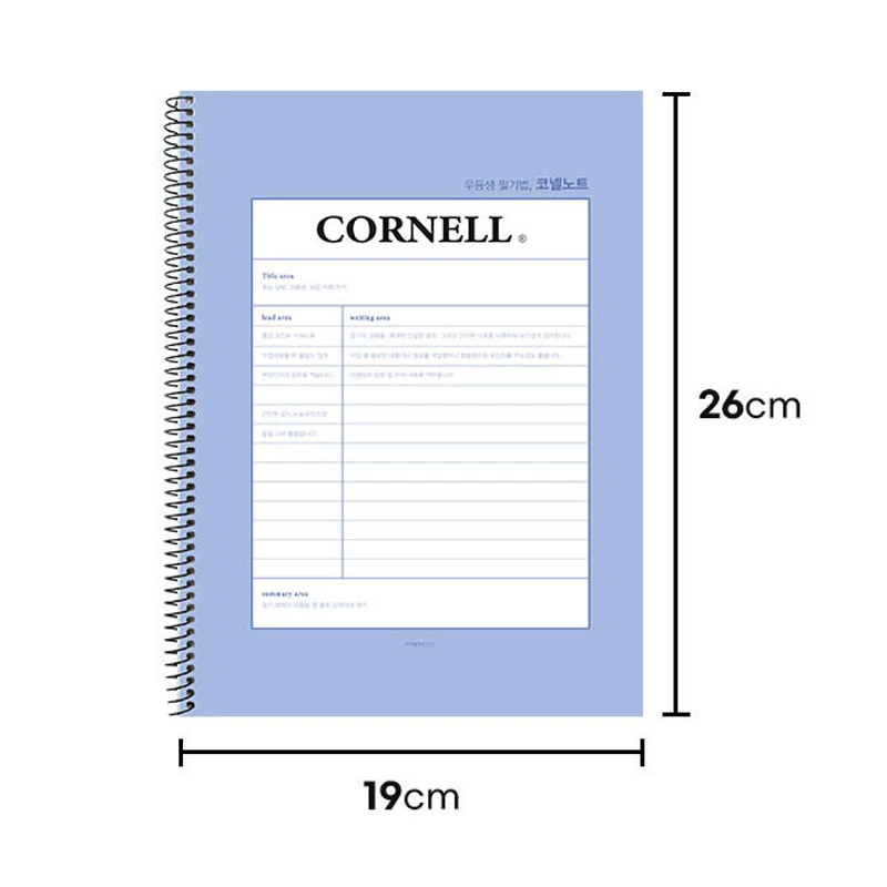 Южная Корея Pinkfoot Simple B5 Cornell Notebook, класс, обучение, схема, Ben Ben Mesh Incorpoted Notepad Book