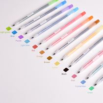 iplaybox hand Ledger with color fiber Hook pen hand painted graffiti rainbow pen water pen outline pen 12 colors