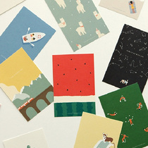 dailylike han elementary school fresh and creative cards birthday thanksgiving cards cute and upscale postcards