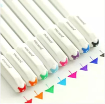 MONAMI Korea stationery 0 4mm refill student color gel pen water pen Very fine hook line pen