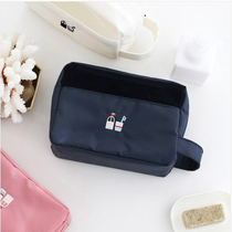 South Korea 2NUL portable large capacity hanging travel wash bag women waterproof portable cosmetic bag storage bag nylon
