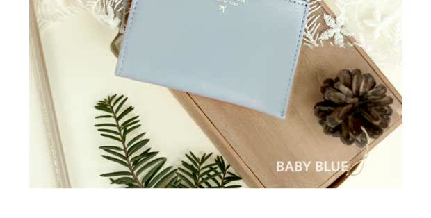 Hàn Quốc đích thực mang tính biểu tượng ngọt ngào siêu mỏng ví siêu mỏng đa chức năng chủ thẻ khóa thẻ vòng gói thẻ phụ nữ ví đựng tiền