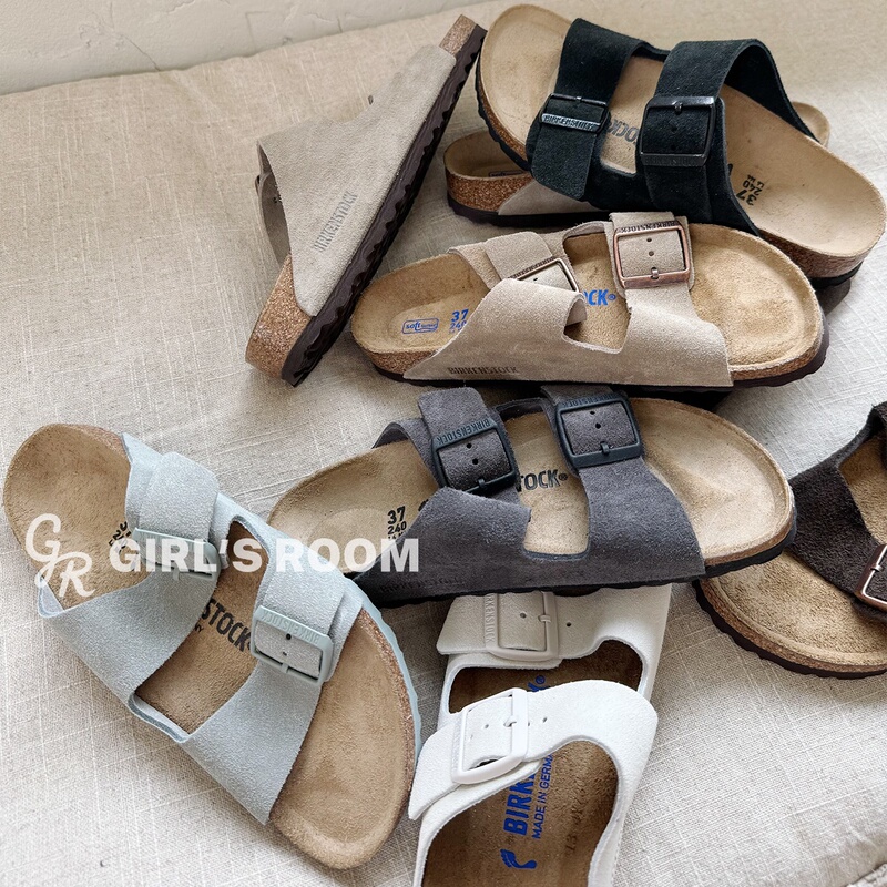 [Cool for Summer] Birkenstock 25 Spring/Summer Arizona Double Buckle Cow Leather Slippers Sandals
