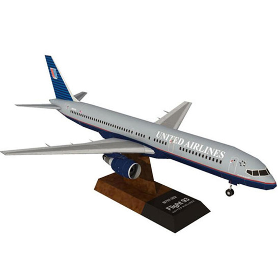 Boeing 747 civil aircraft Airplane 3d Solid paper model DIY handmade origami Puzzle Toys-Taobao