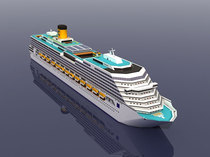 Paper mold making book DIY manual operation educational toy ship passenger ship luxury cruise ship 3D three-dimensional paper model
