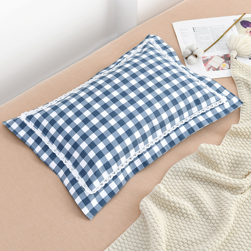 Pillow Korean-style lace adult millet shell pillow core big children's dormitory students cervical spine pure cotton thickened pillowcase removable and washable