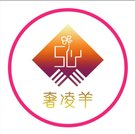 奢凌羊高端围巾轻奢馆的LOGO