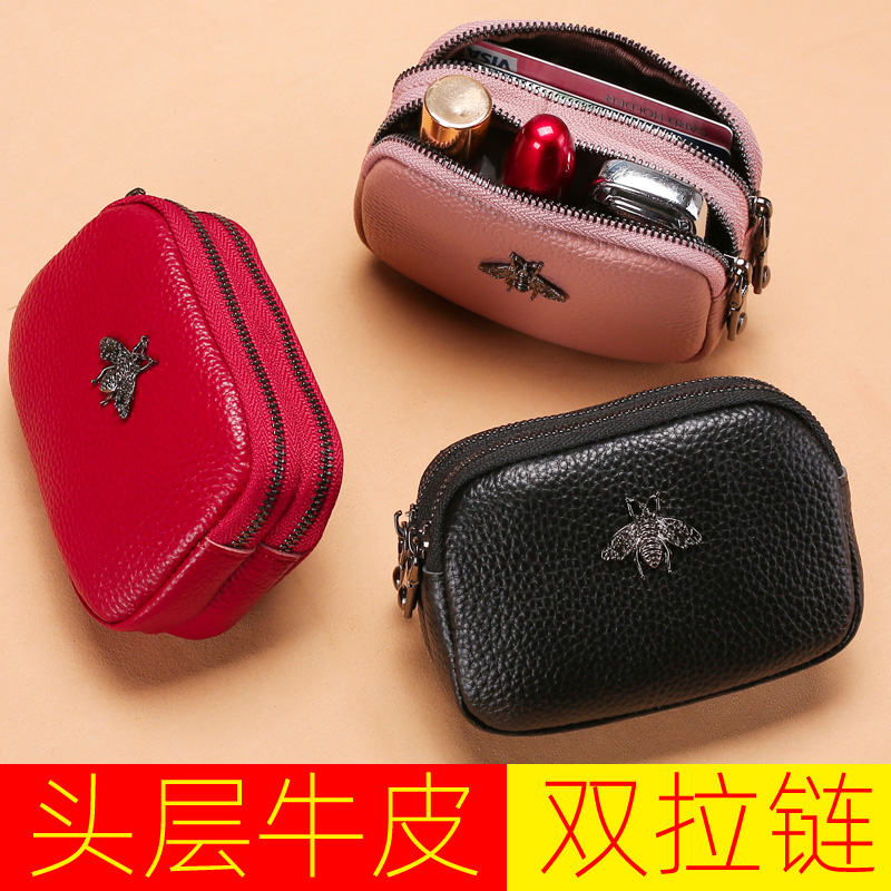 Top layer cowhide coin purse for women 2020 new style genuine leather women's bag clutch bag cute mini bag for schoolgirls