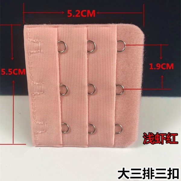Lớn 3 hàng đồ lót dài khóa áo ngực mở rộng khóa ba hàng ba khóa khóa trở lại khóa điều chỉnh khóa cộng với khóa băng thông rộng - Móc treo shop đồ lót nữ gần đây